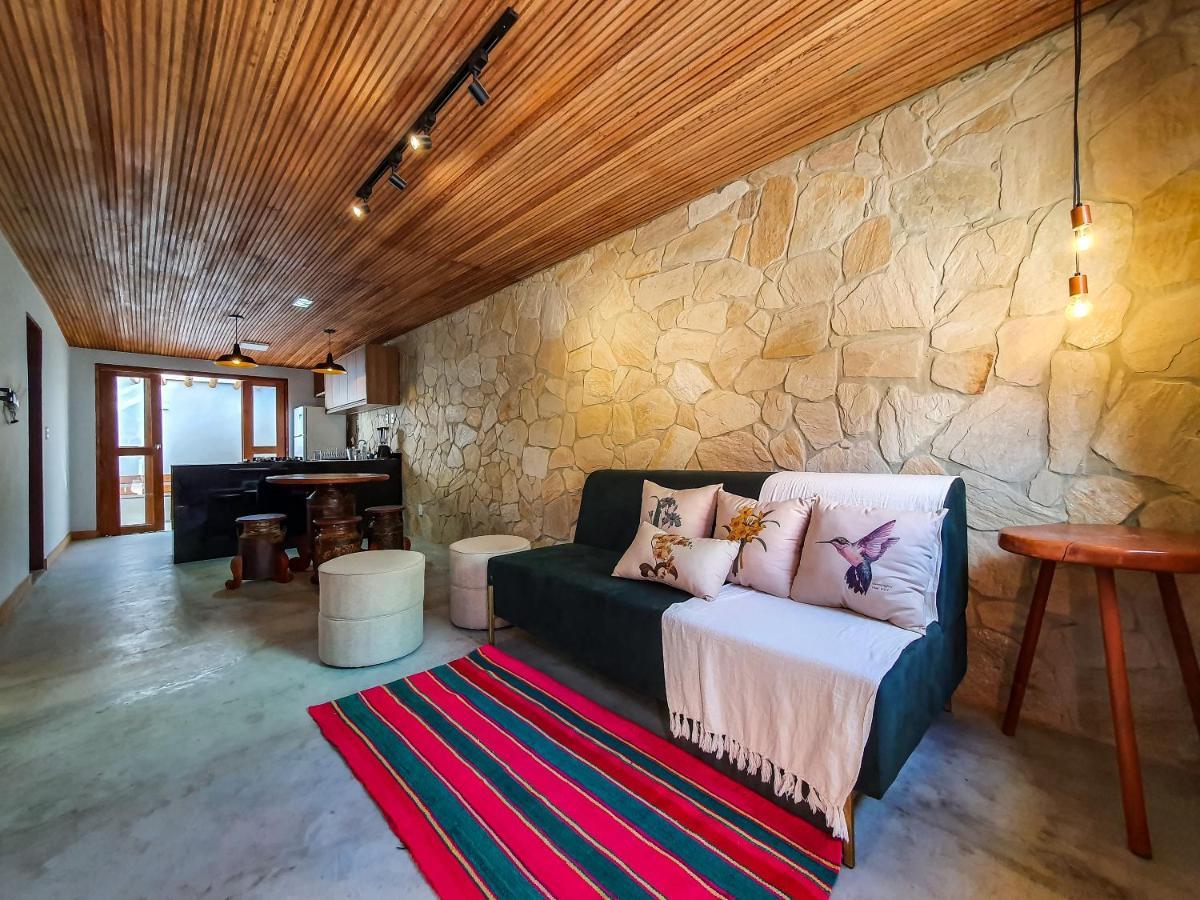Casita Amarela Na Rua Mais Charmosa De Mucuge - Ba Villa Eksteriør bilde